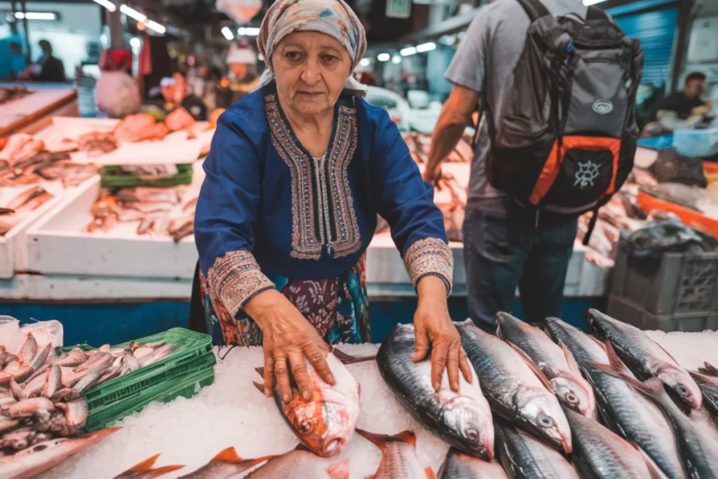 georgian fish local market