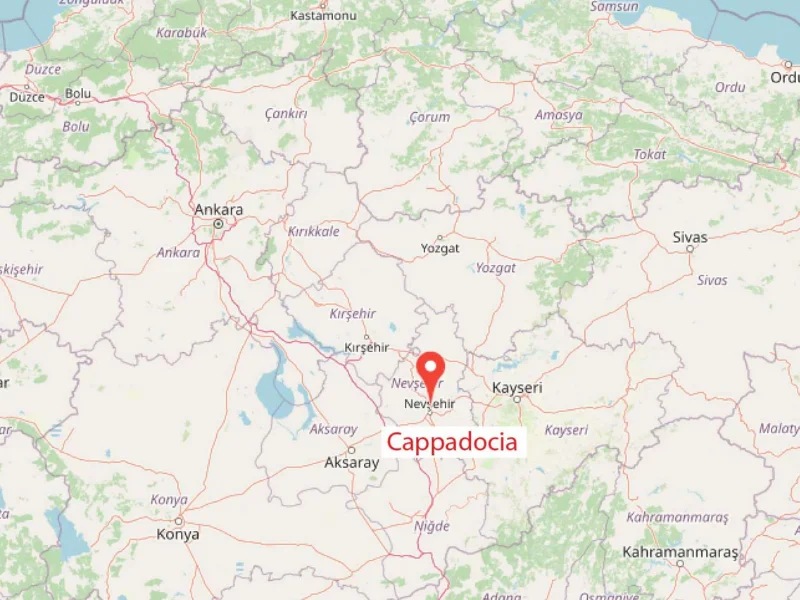 cappadocia region maps