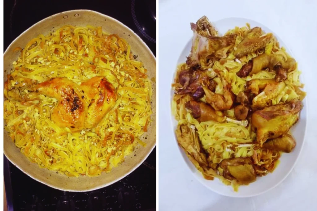 Yufka Chicken – Albanian Chicken Pasta