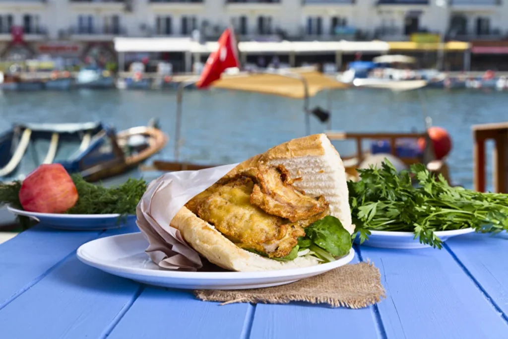 Eminonu fish sandwich