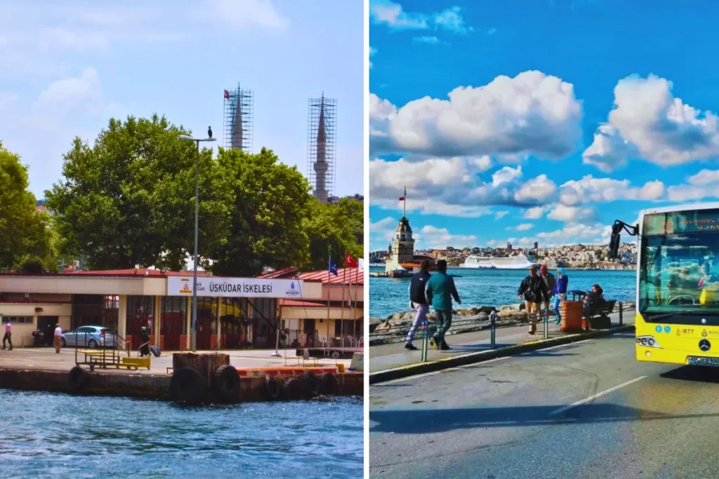 Uskudar to Kadikoy by ferry